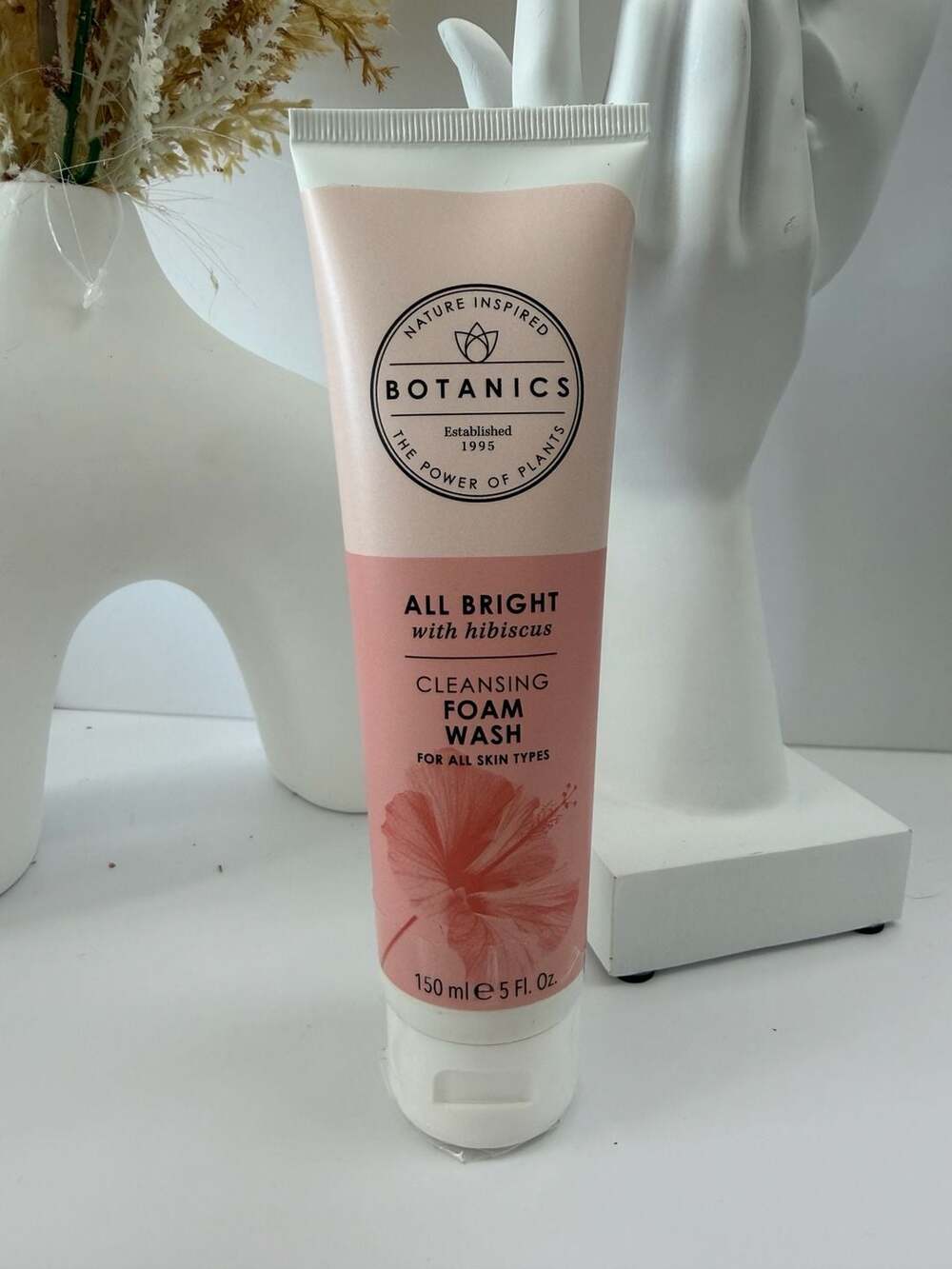 Botanics All Bright Cleansing Foam Wash with Hibiscus 150ml